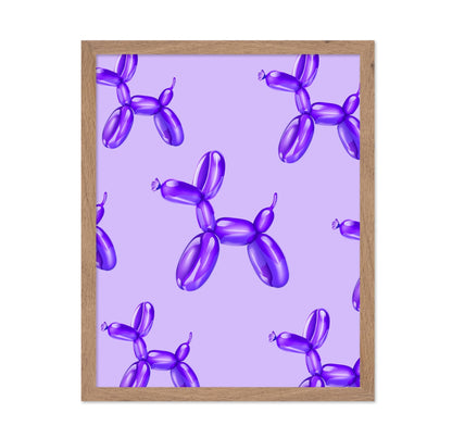 Purple Balloon Dogs
