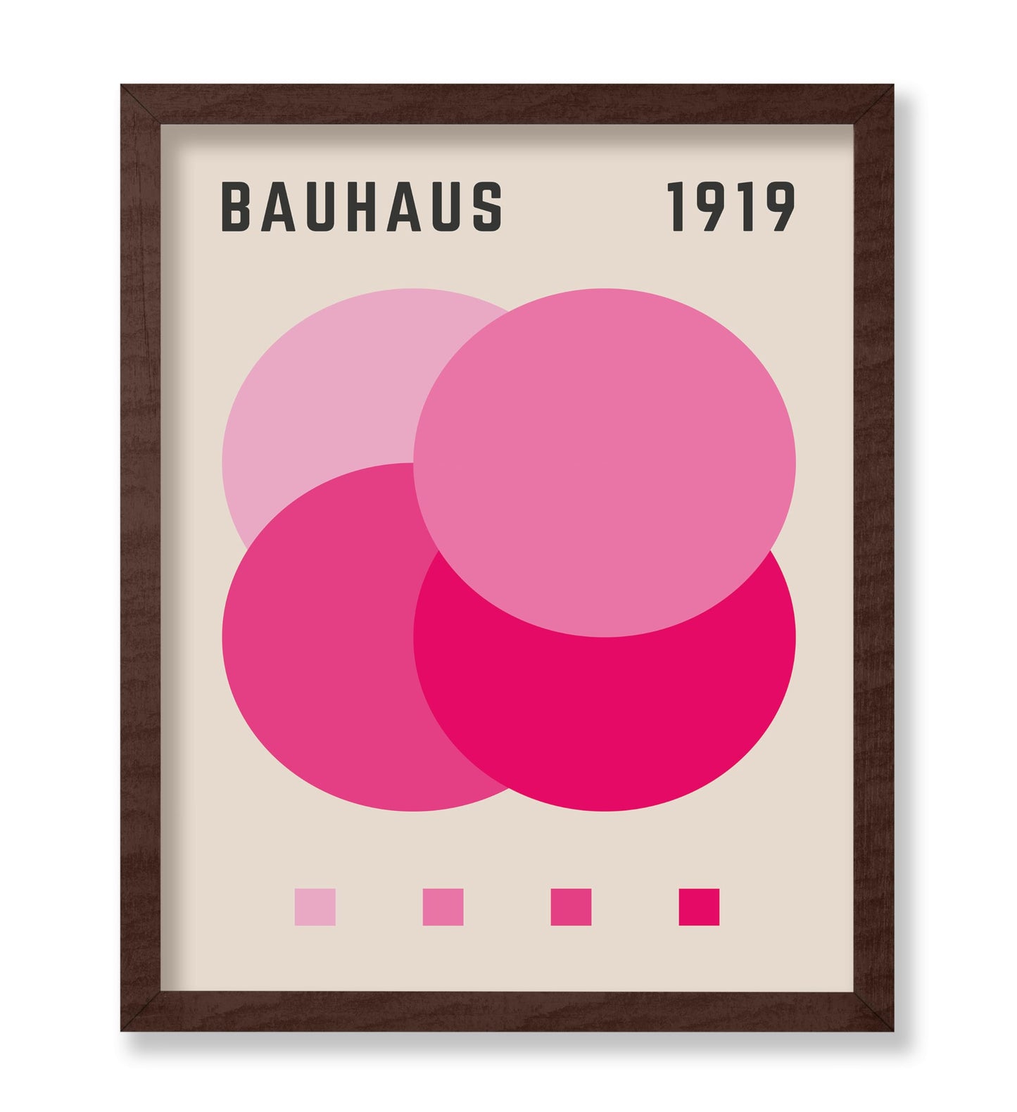 Bauhaus - Pink Circles