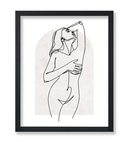 Woman Body Outline No19