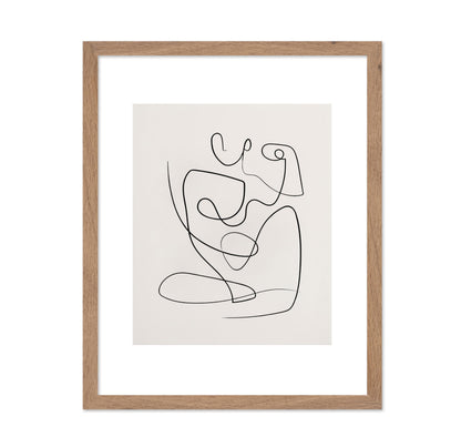 Woman Figure Line Drawing