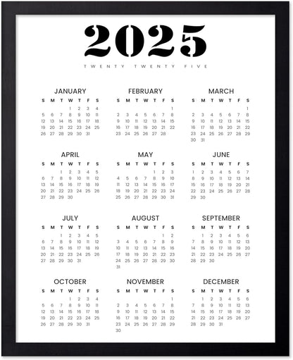 Year 2025 Calendar No1