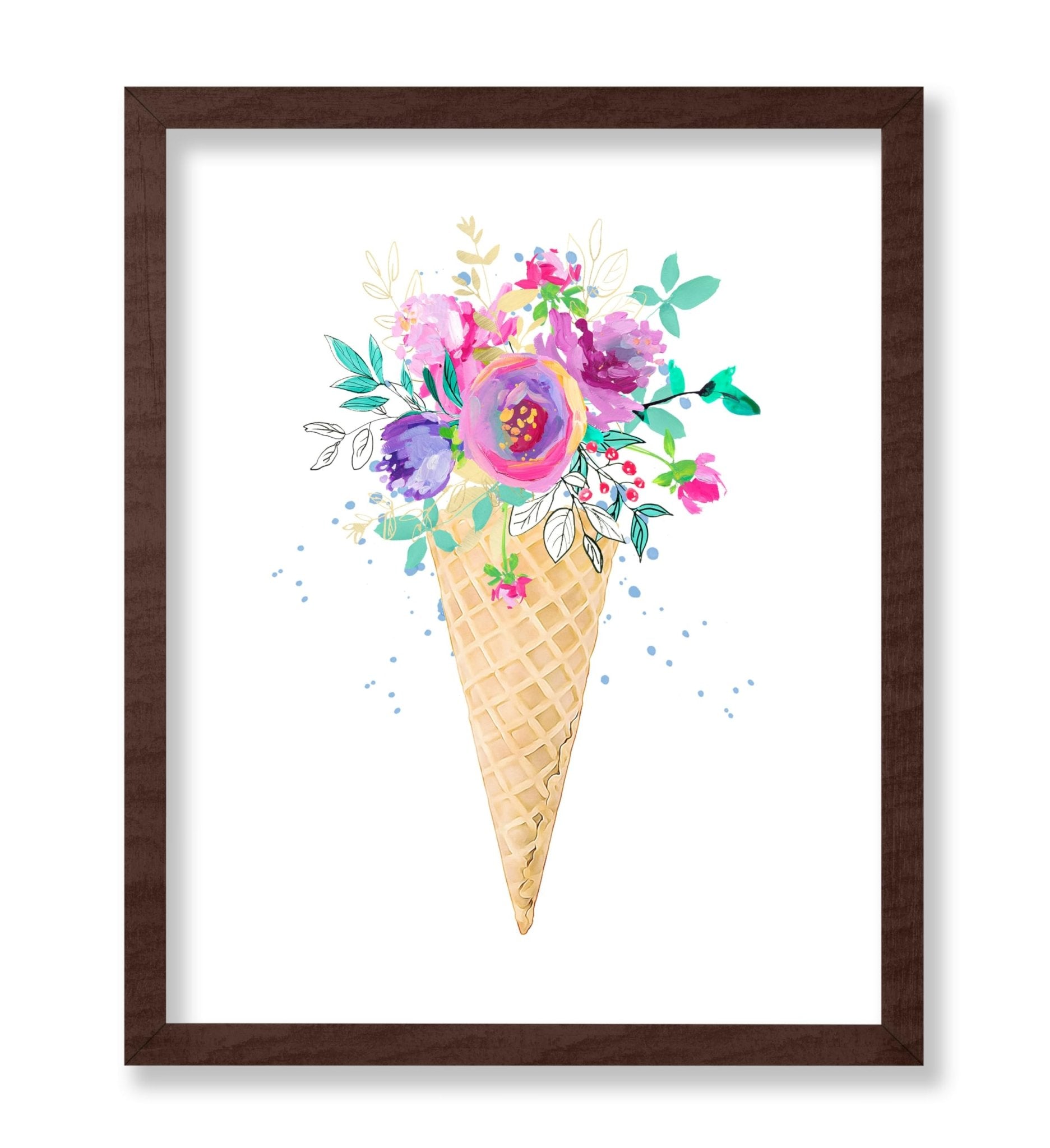 Floral Ice Cream
