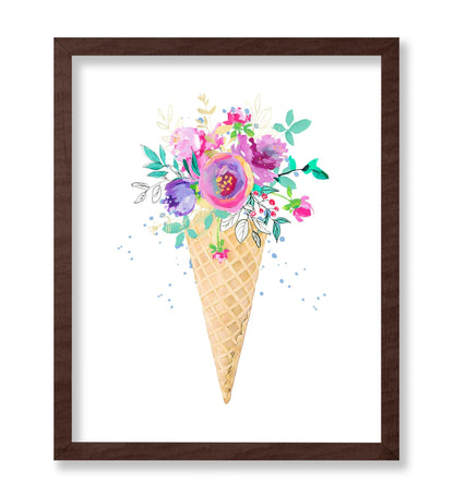 Floral Ice Cream