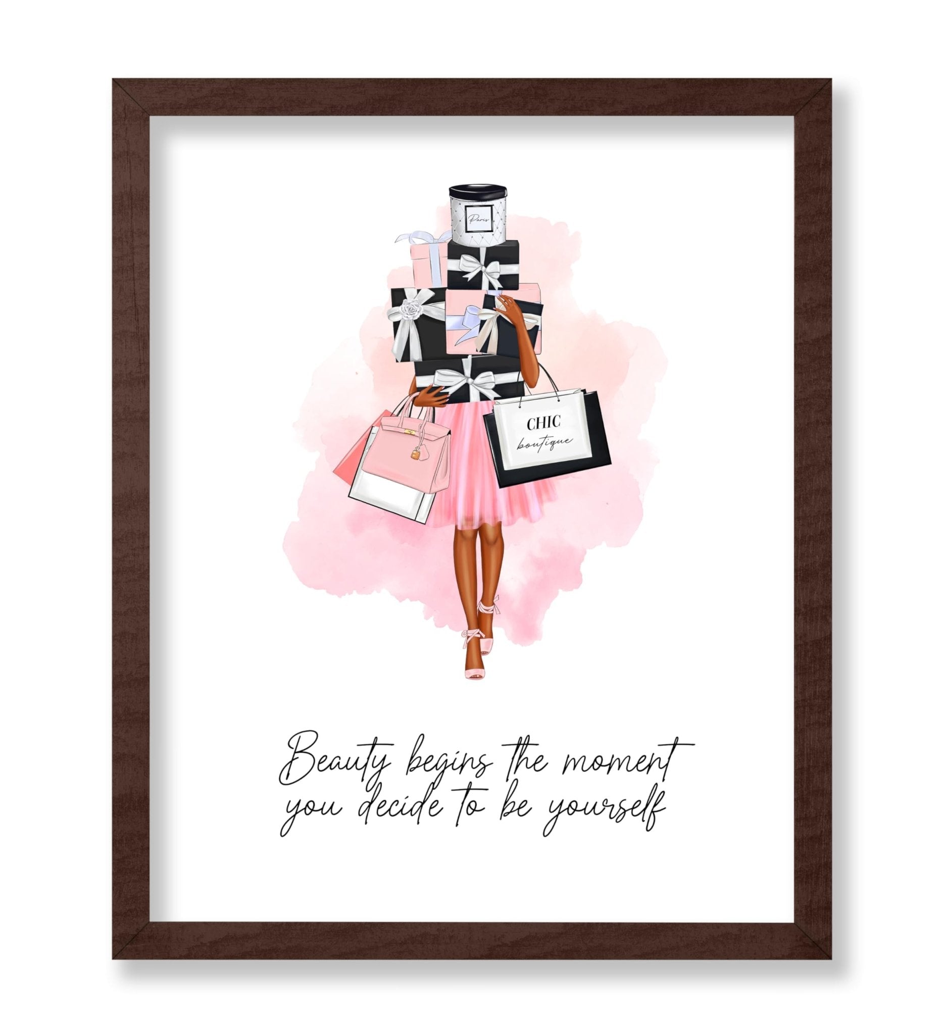 Beauty Begins The Moment You Decide To Be Yourself