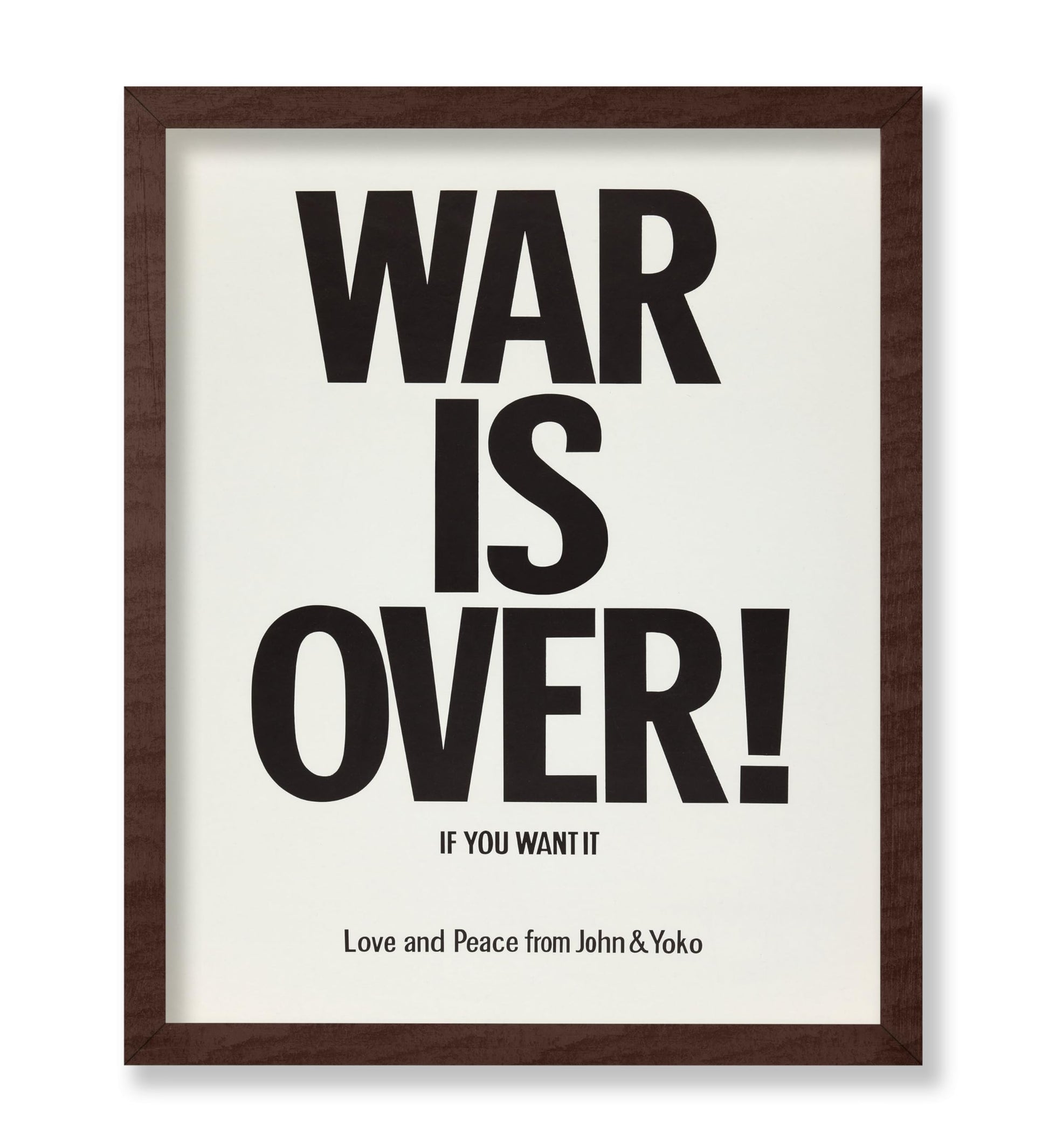 War is Over No1