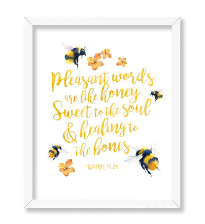 Pleasant Words Are Like Honey No2