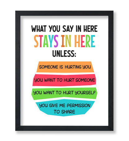 What You Say In Here
