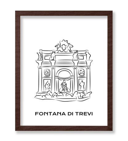 Trevi Fountain Sketch