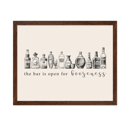 The Bar is Open for Boozeness No6