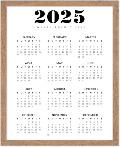 Year 2025 Calendar No1