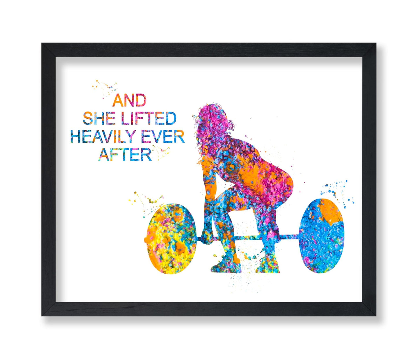 She Lifted Happily