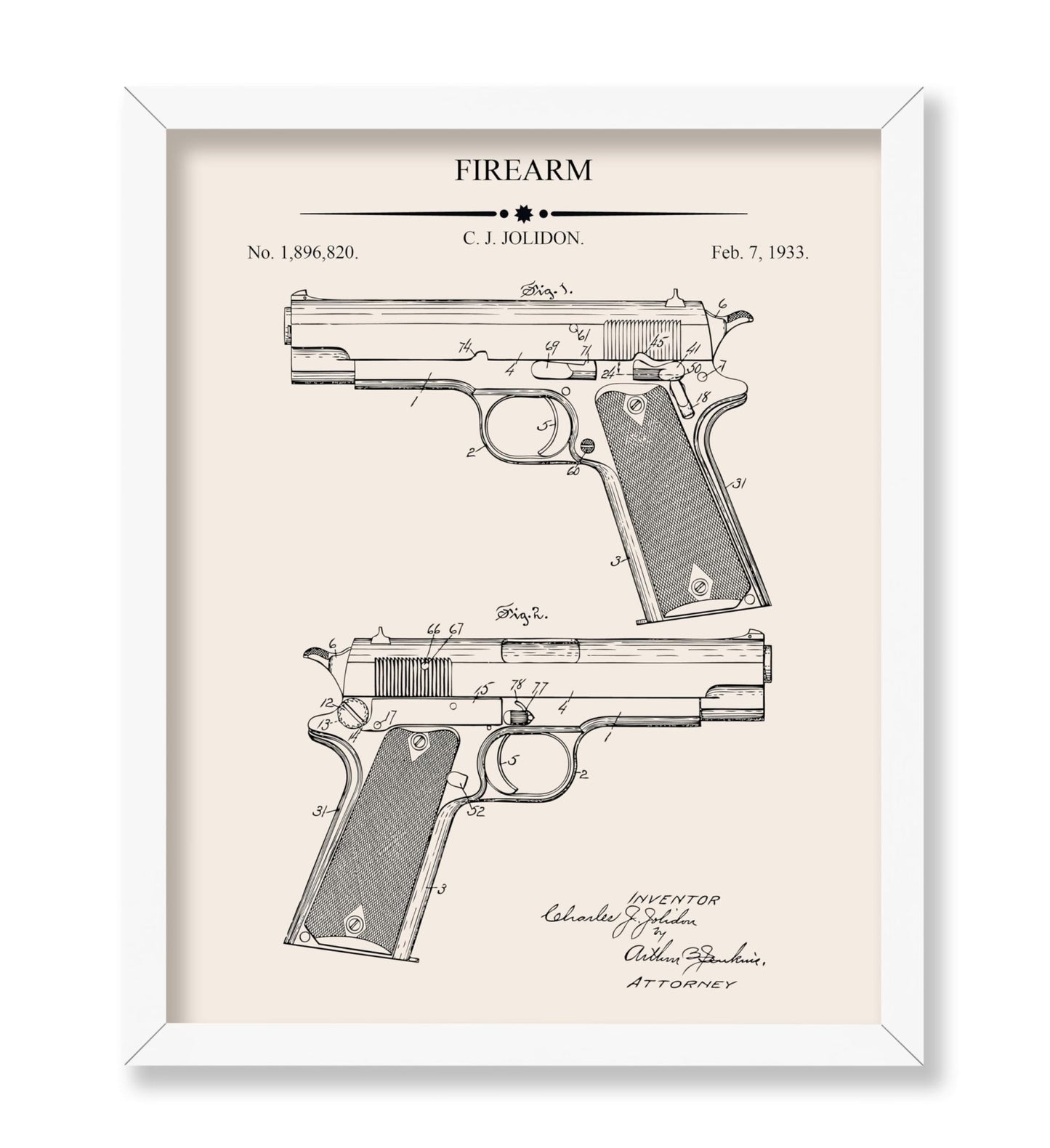 Firearm Blueprint No1