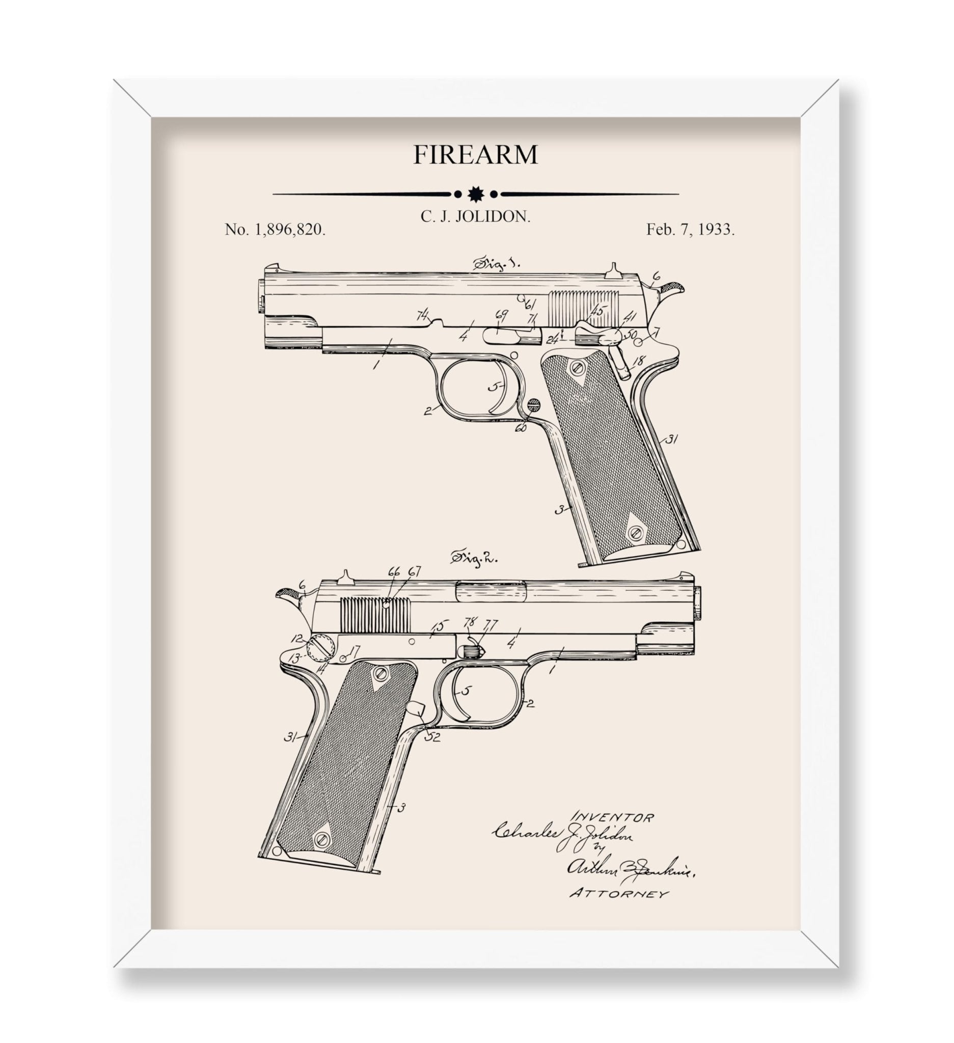 Firearm Blueprint No1