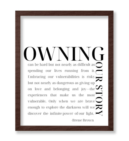 Owning Our Story