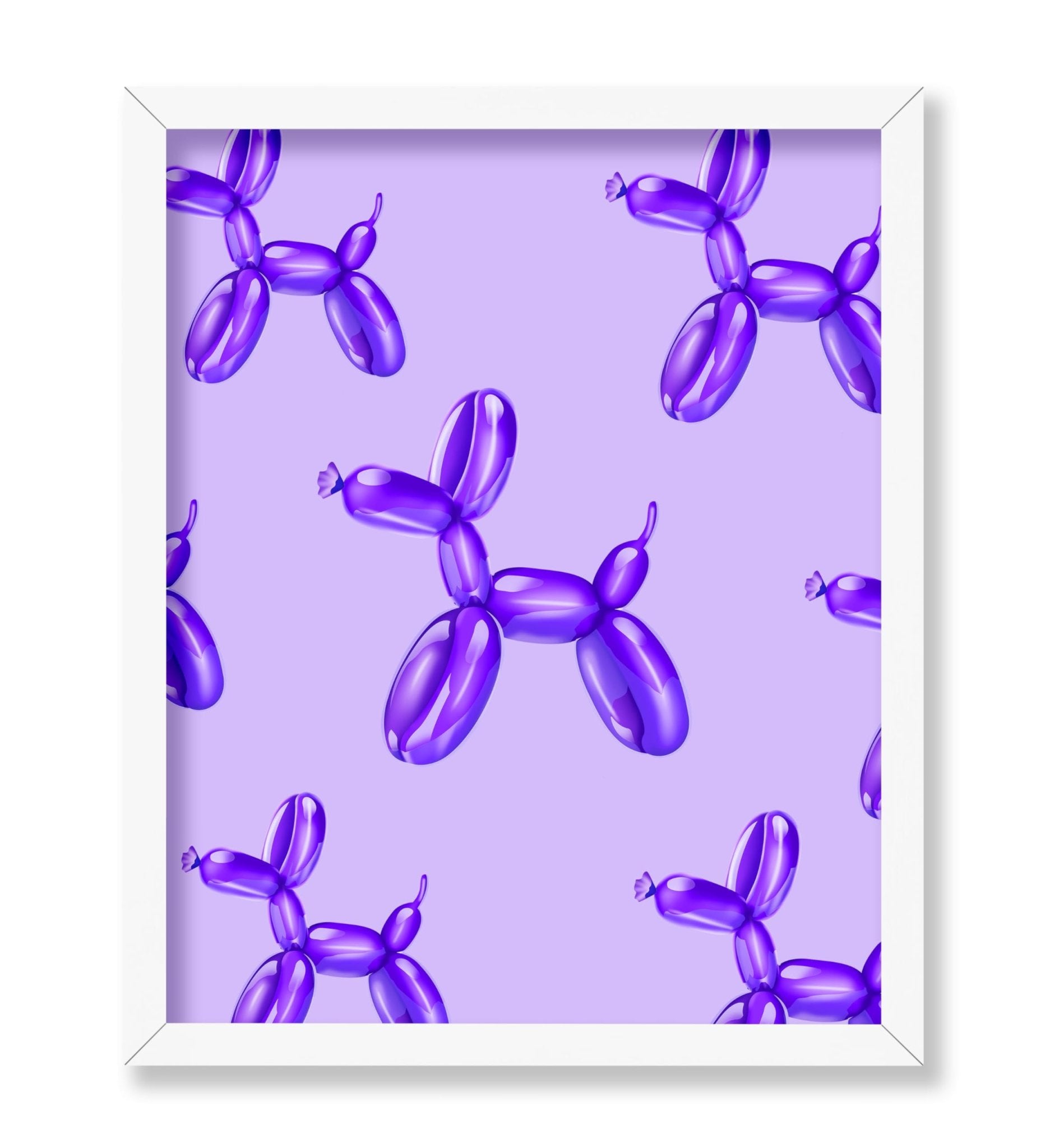 Purple Balloon Dogs