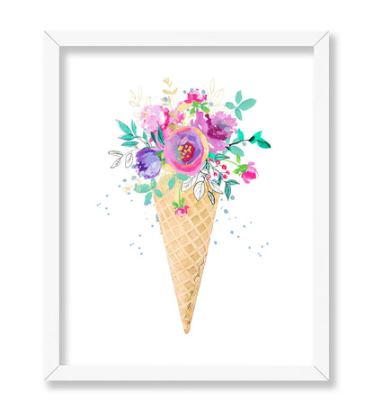 Floral Ice Cream