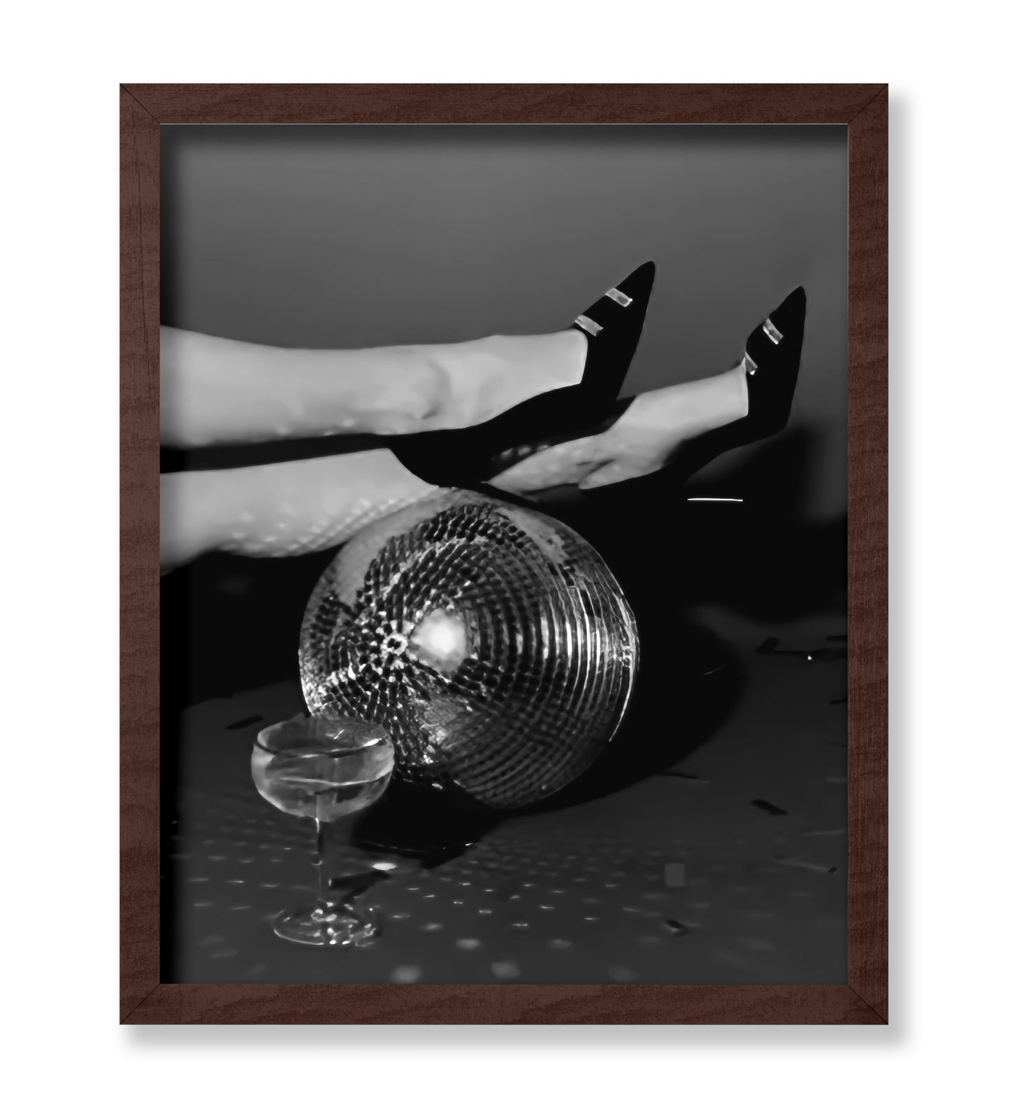 High Heels on Disco Ball No3