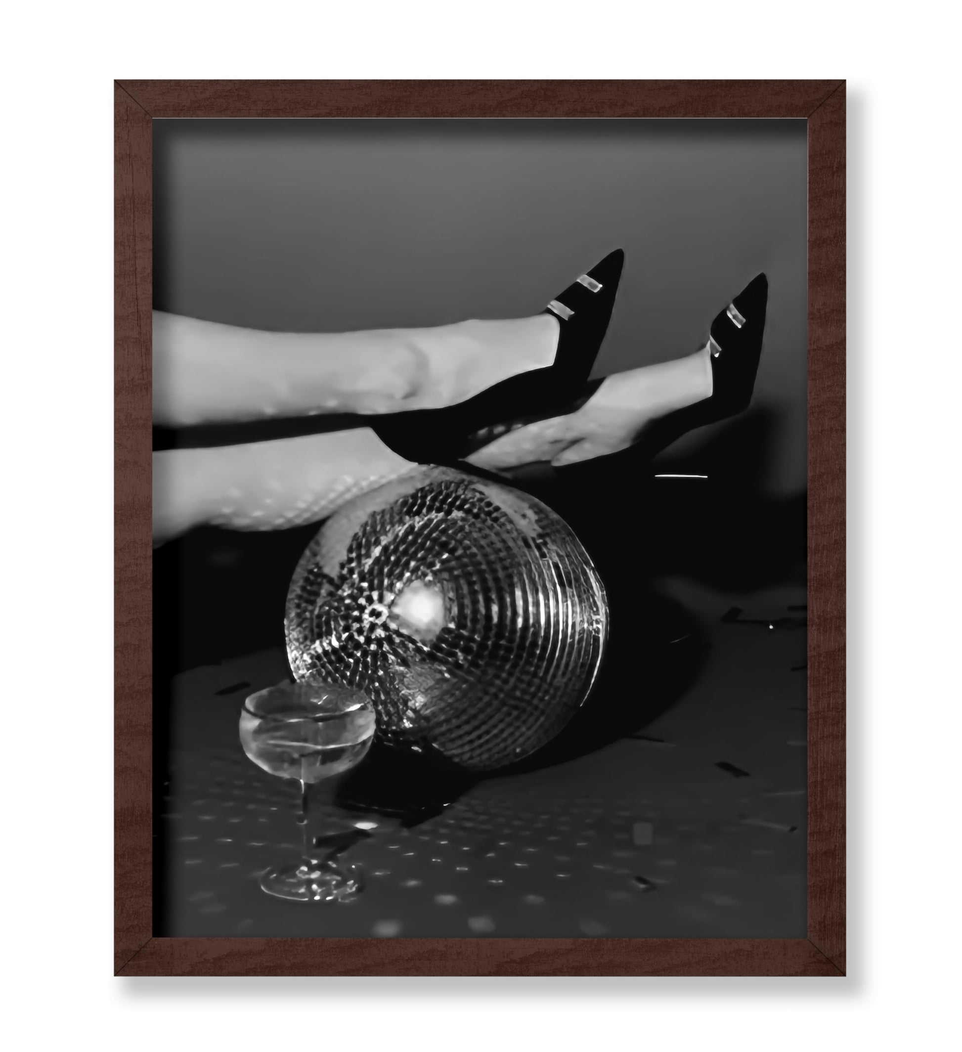 High Heels on Disco Ball No3