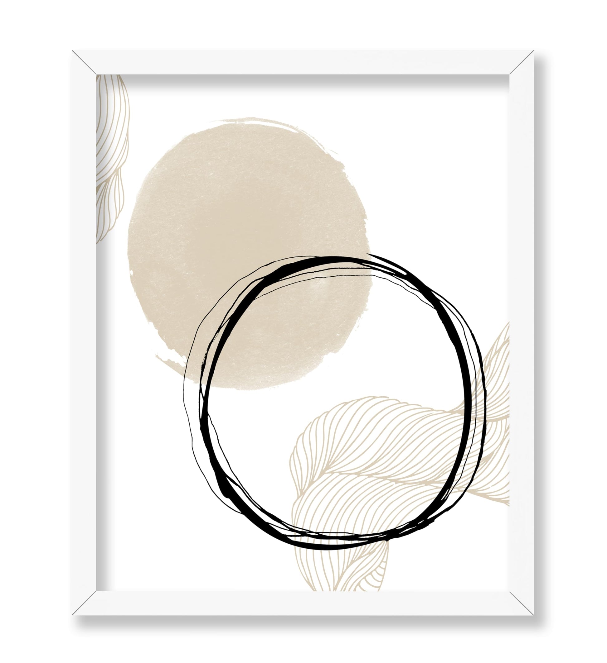 Watercolor Circles No1