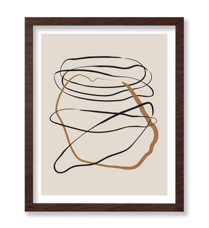 Geometric Lines Brushstroke