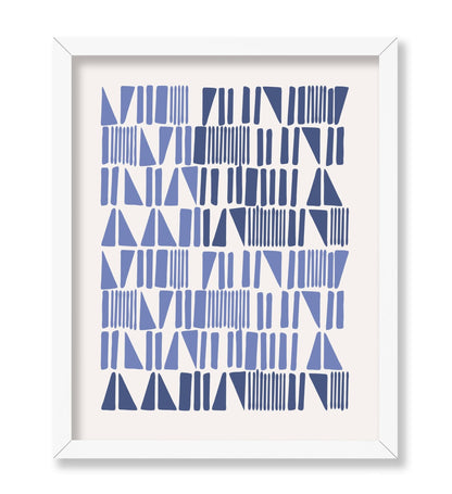 Abstract Blue Shapes