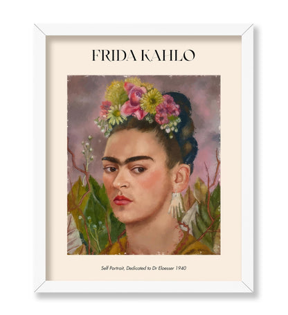 Frida - Self Portrait, Dedicated to Dr. Eloesser