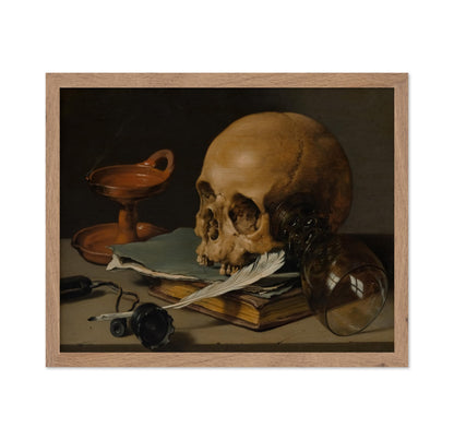 Still Life with a Skull and a Writing Quill