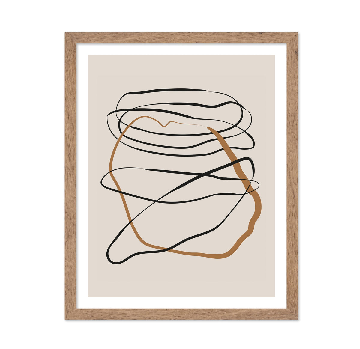 Geometric Lines Brushstroke