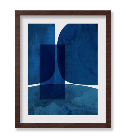 Blue Shapes No3