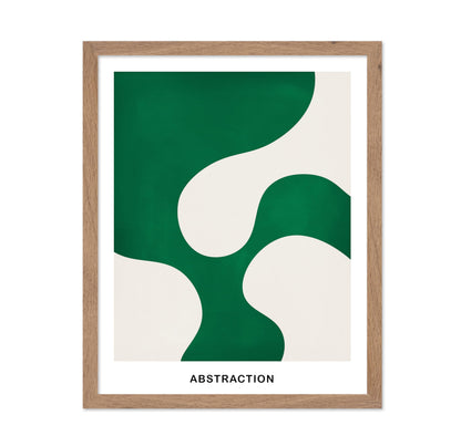 Emerald Green Abstraction