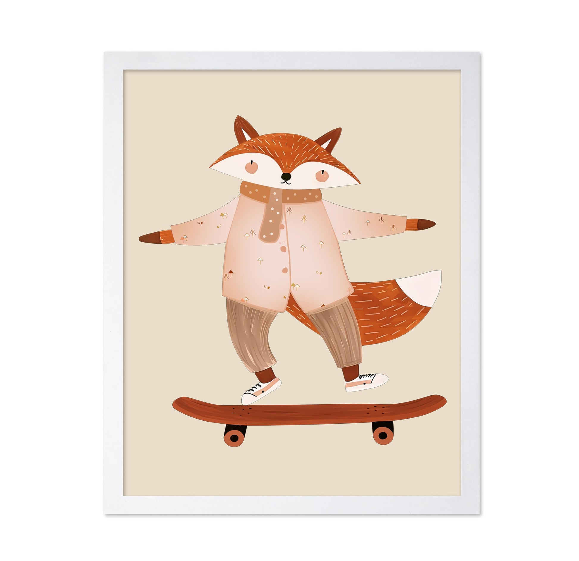 Skateboarding Fox