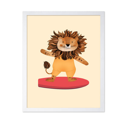 Surfing Lion