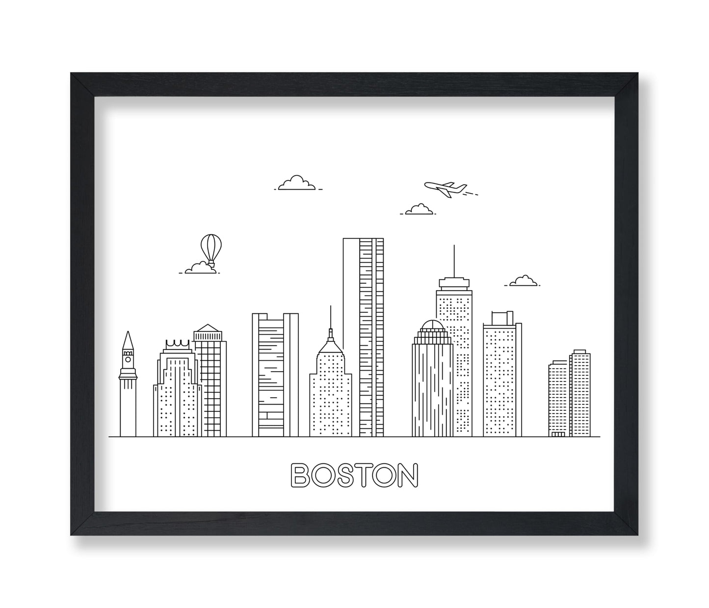 Boston Skyline No2