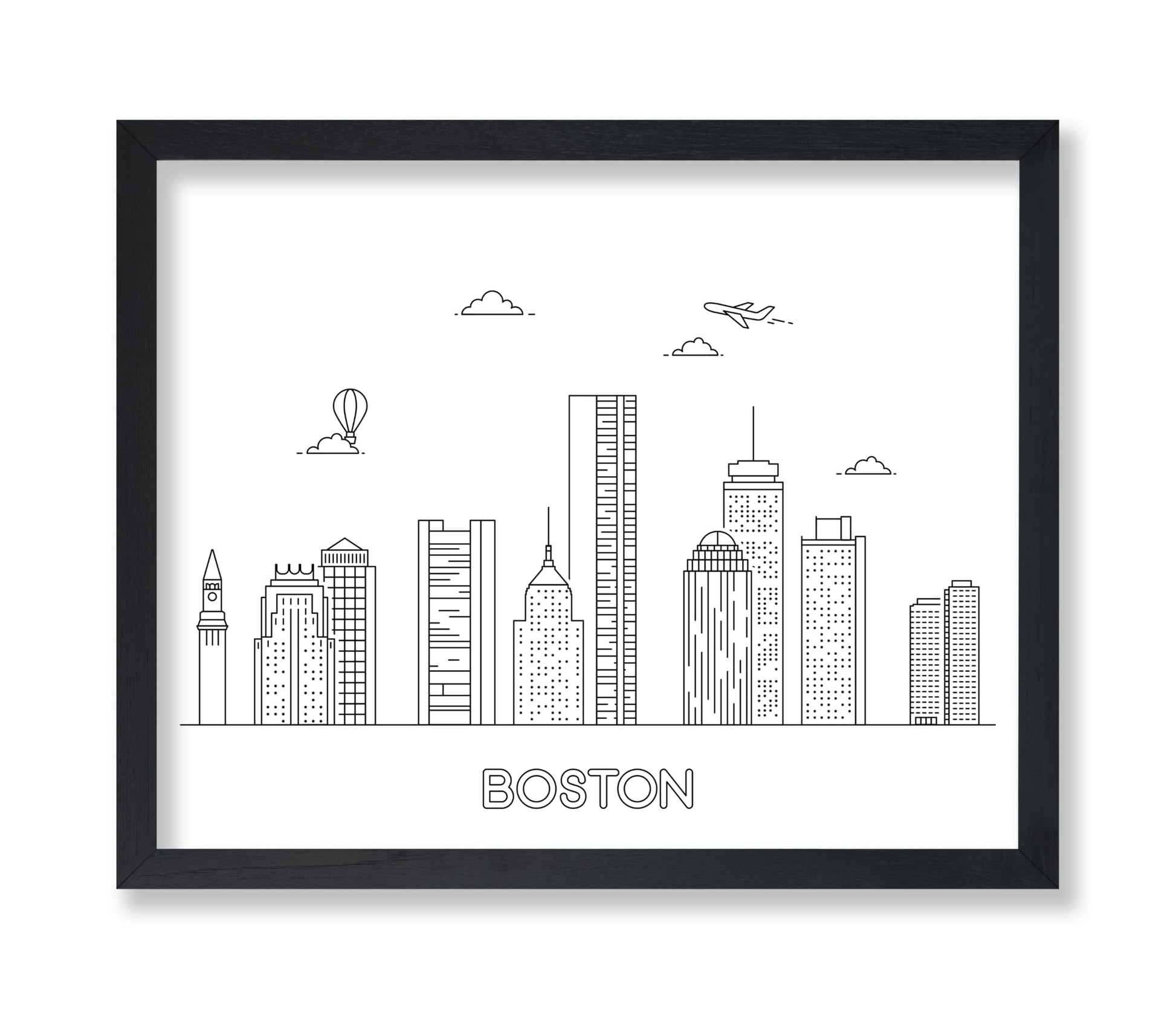 Boston Skyline No2