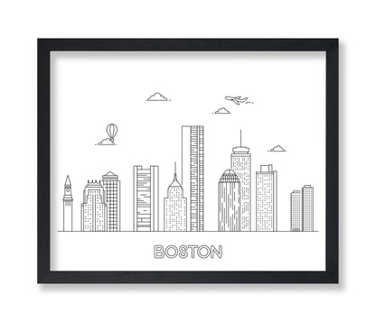 Boston Skyline No2