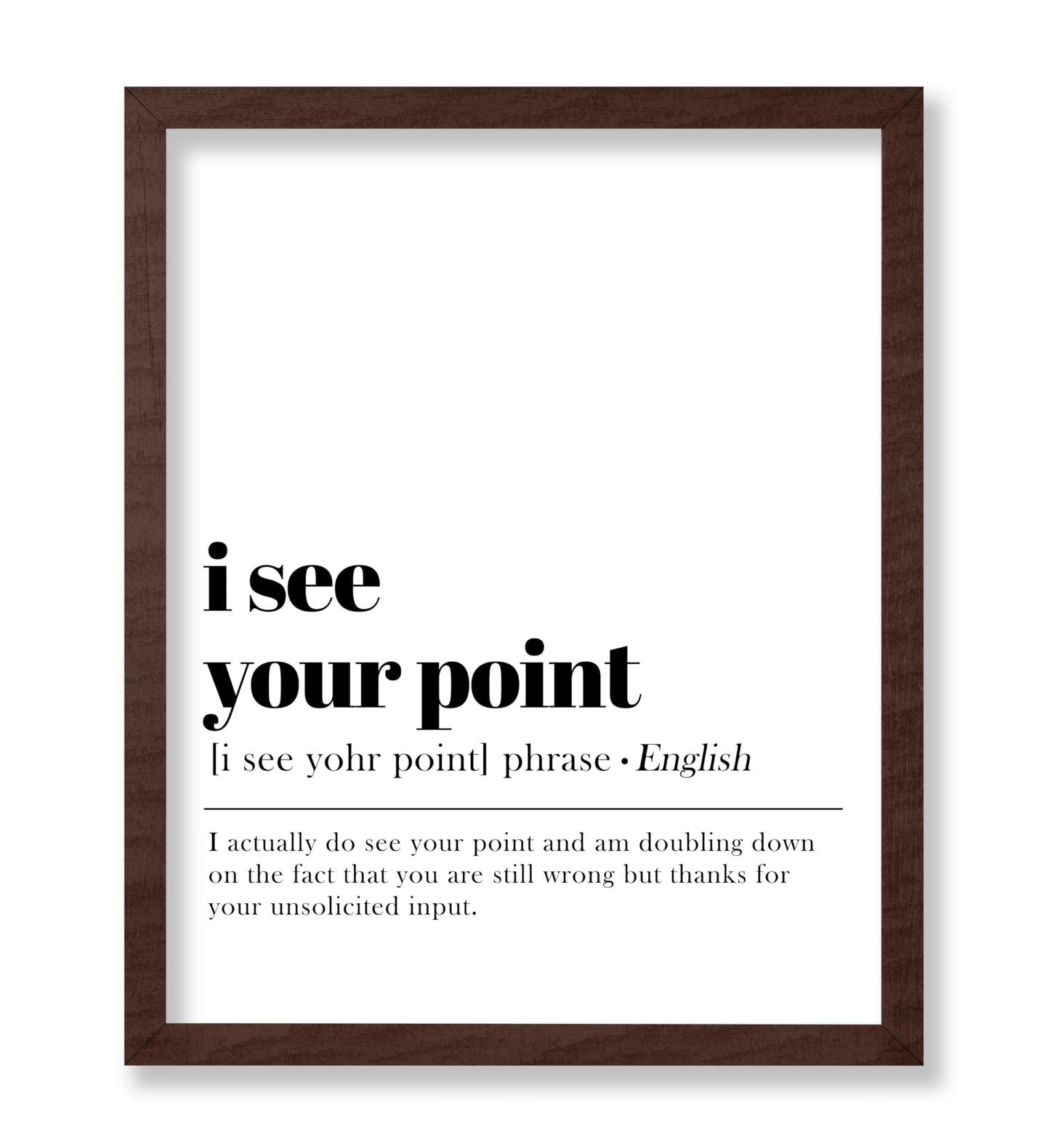 I See Your Point