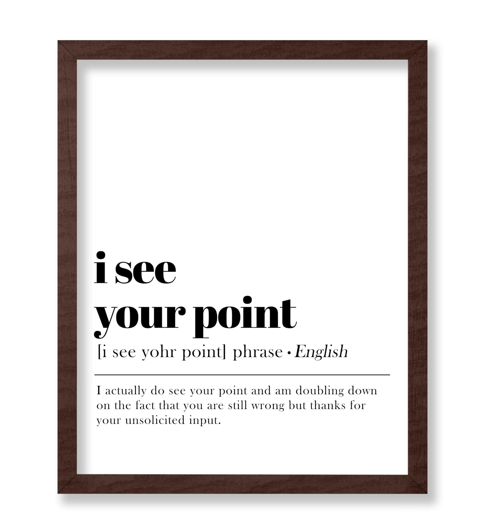 I See Your Point