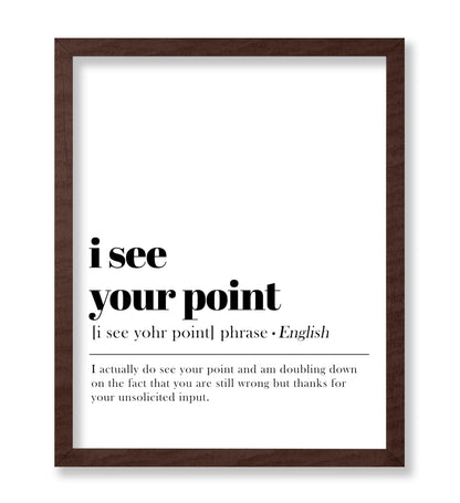 I See Your Point