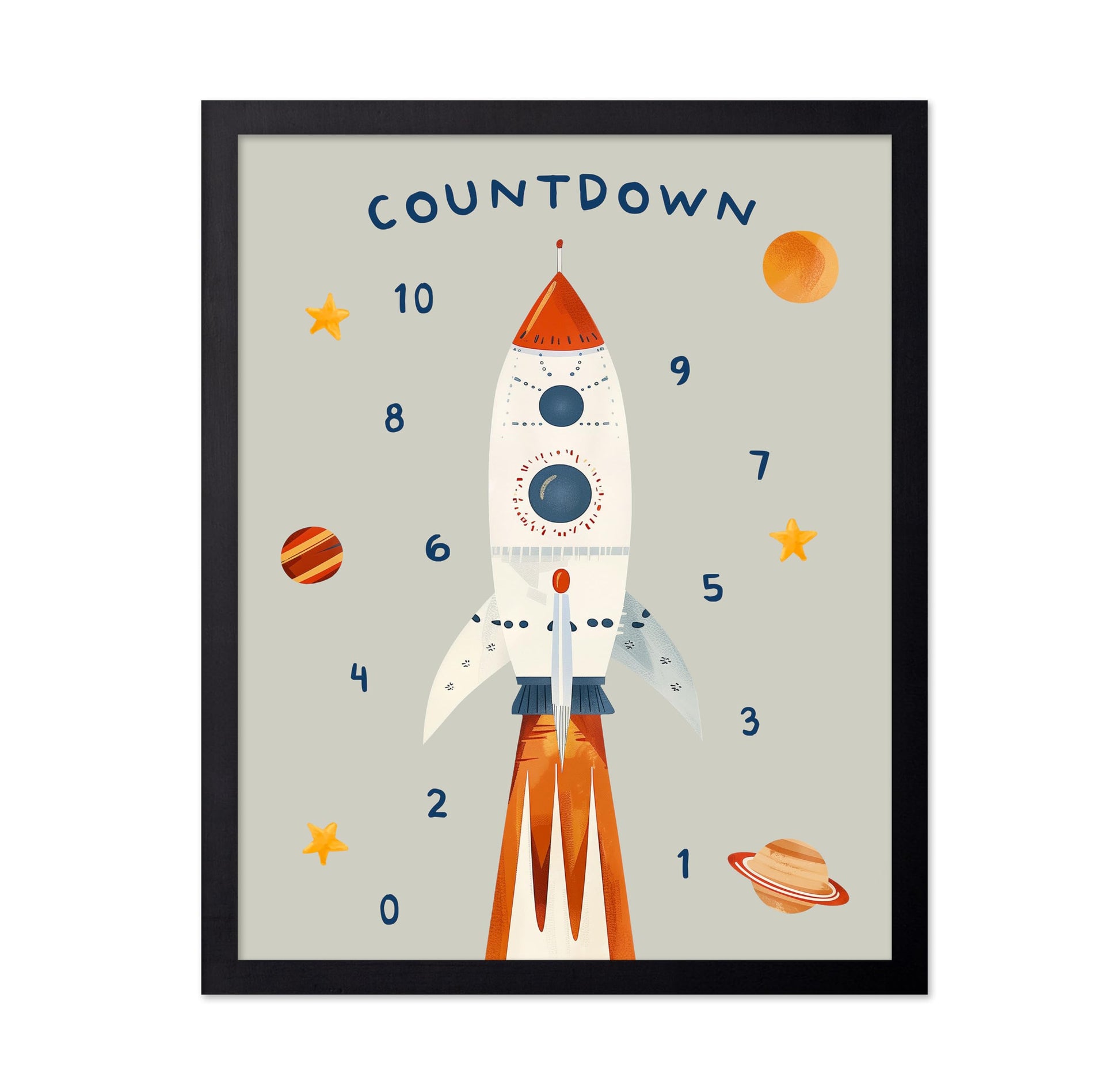 Rocket Ship & Countdown