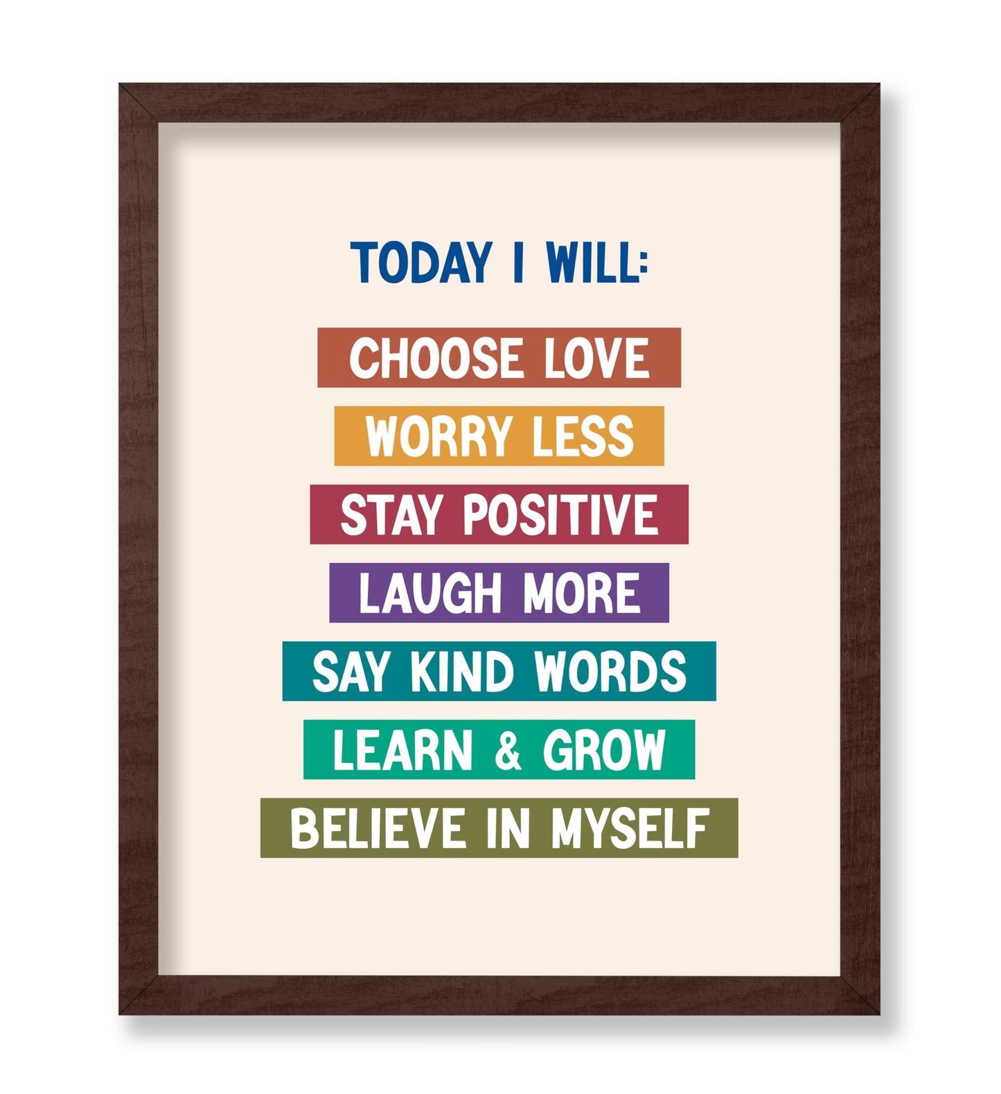 Today I Will