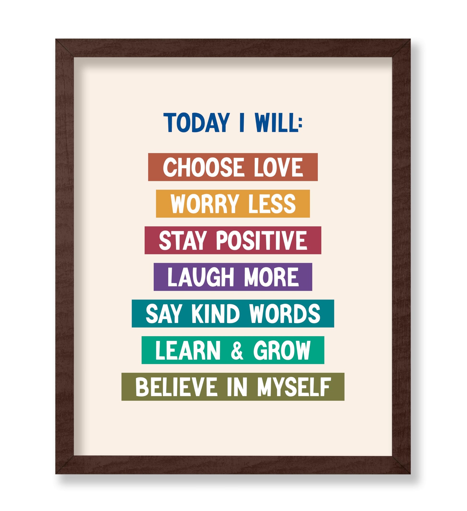 Today I Will