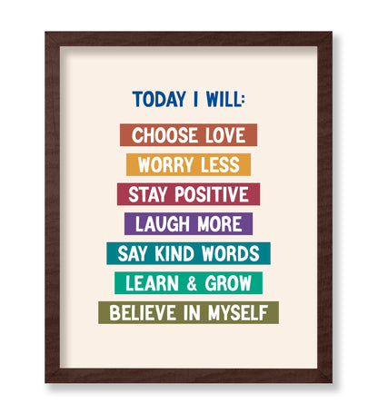 Today I Will