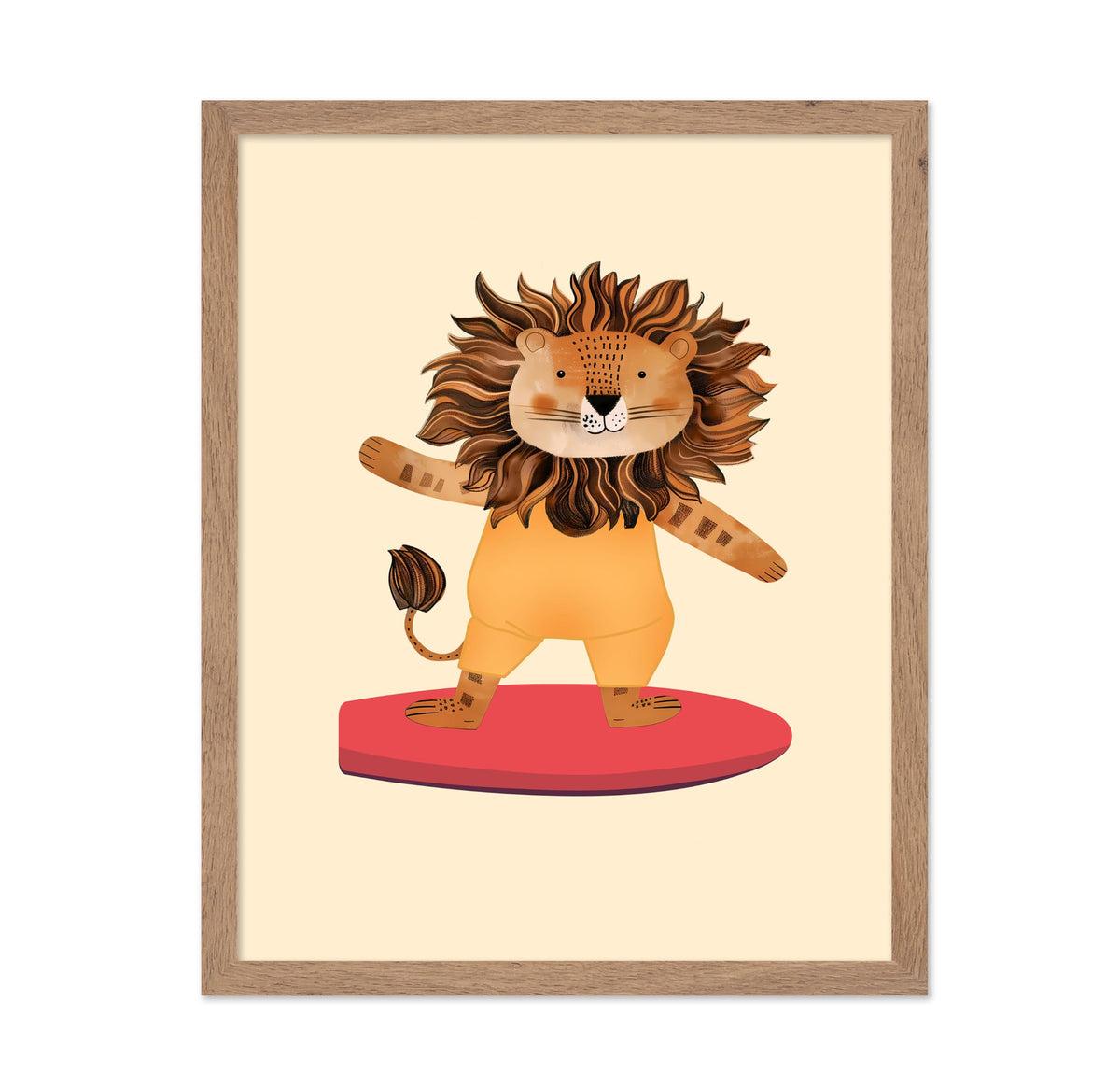 Surfing Lion