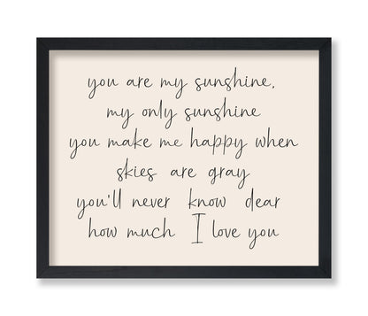 You Are My Sunshine No5
