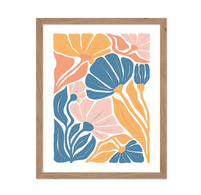 Groovy Pastel Flowers No1