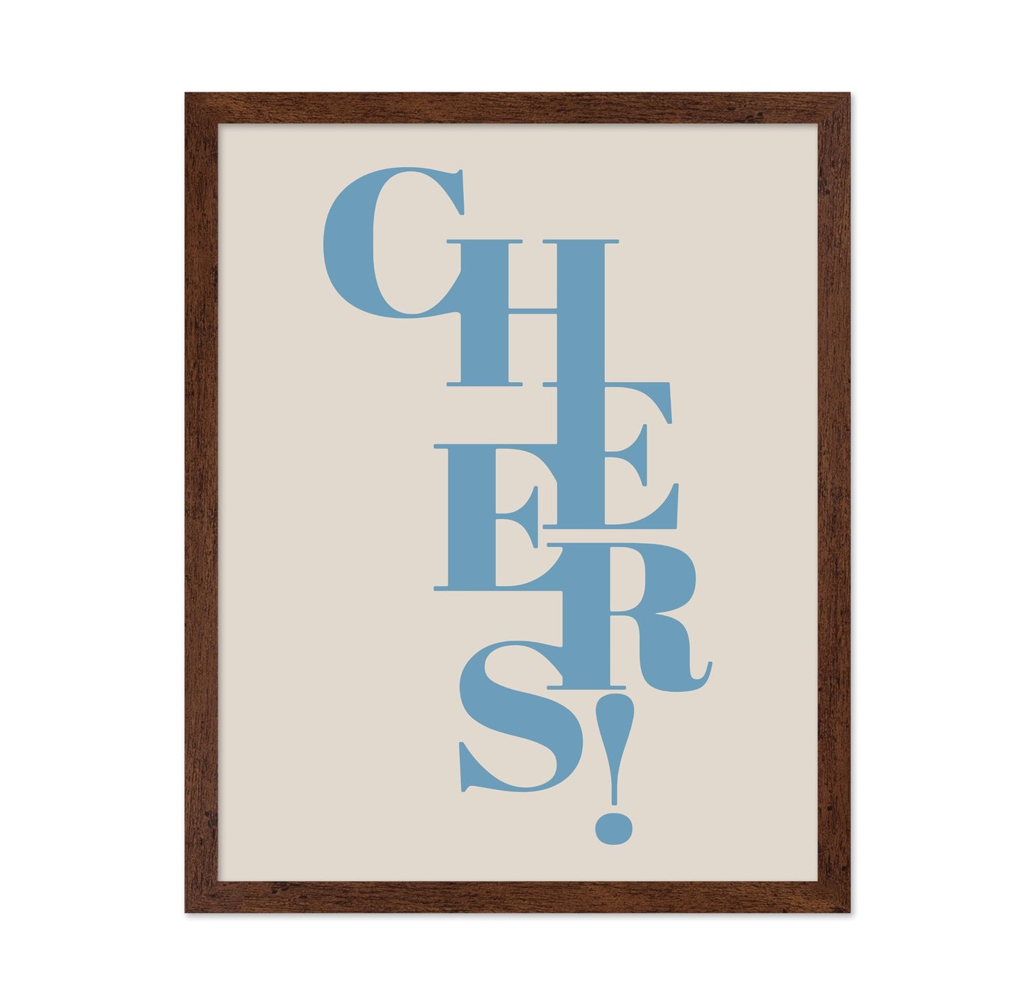 Cheers Typography No5