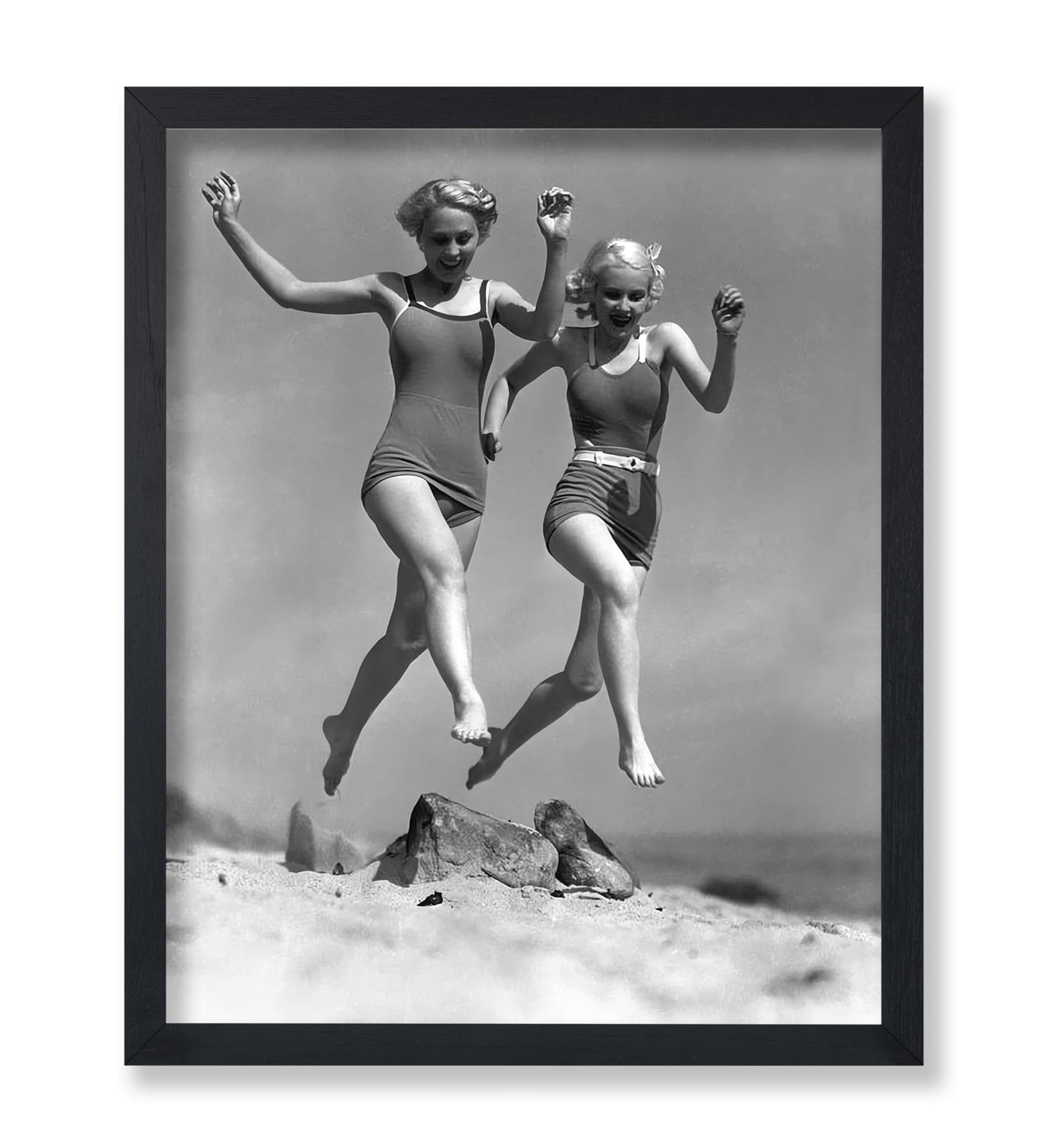 Actresses Running on the Beach