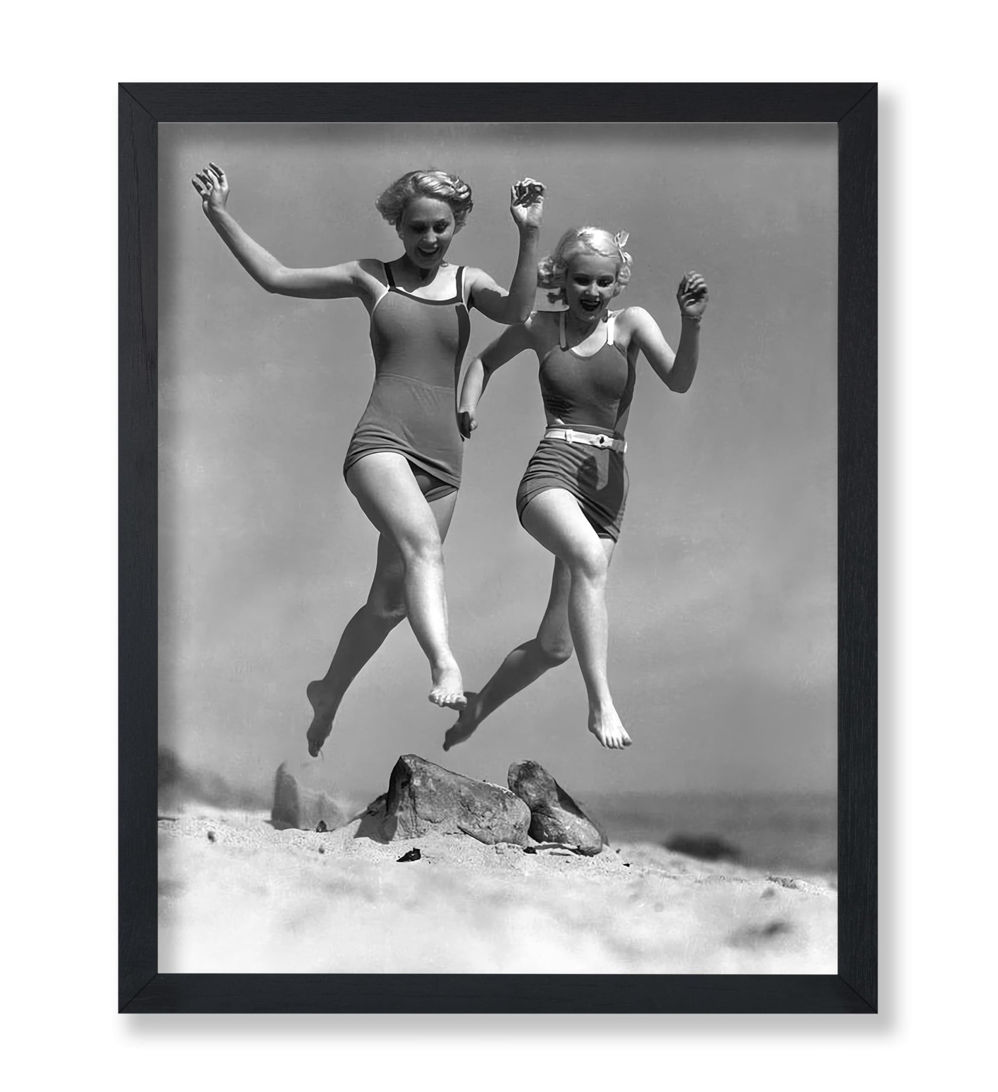 Actresses Running on the Beach