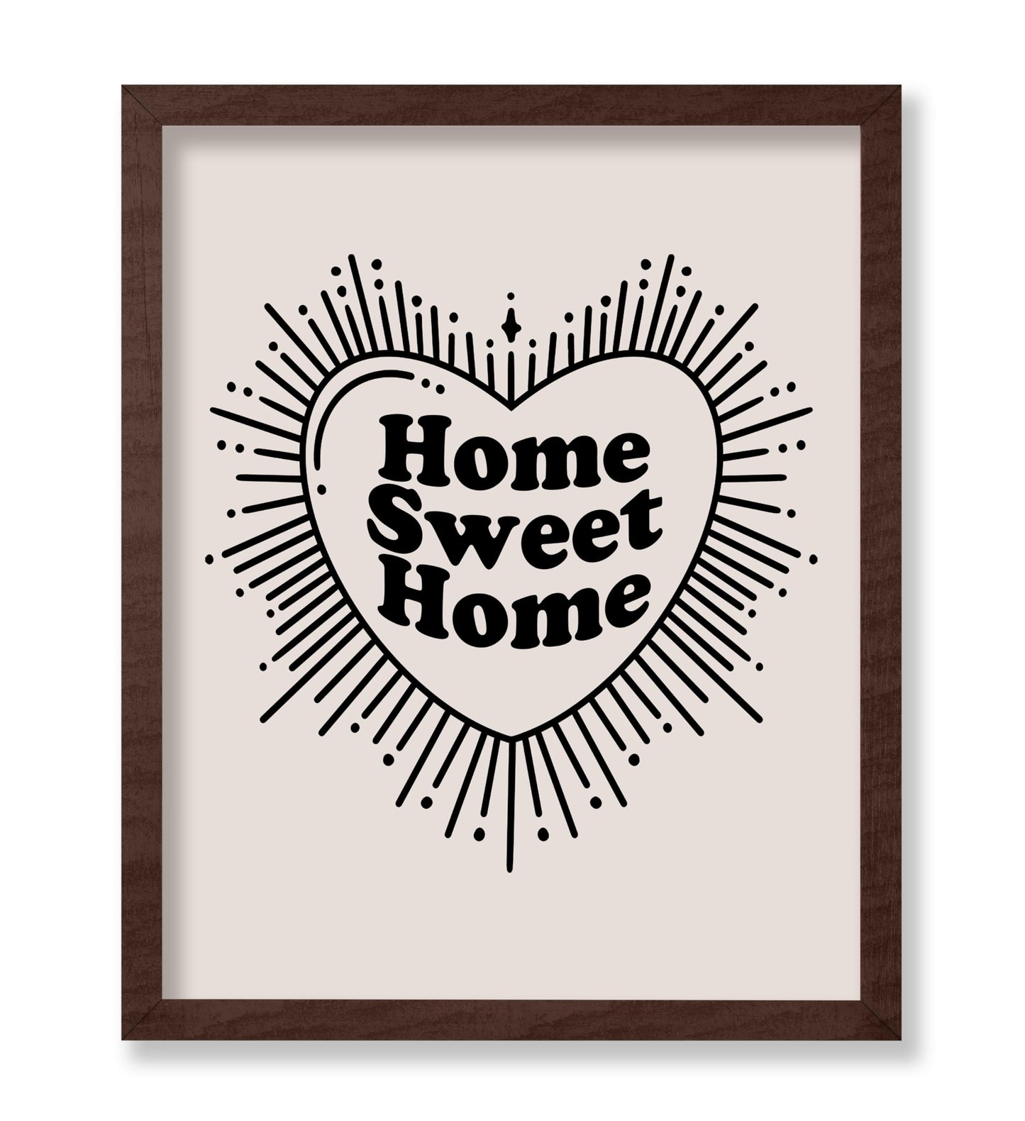 Beige Home Sweet Home