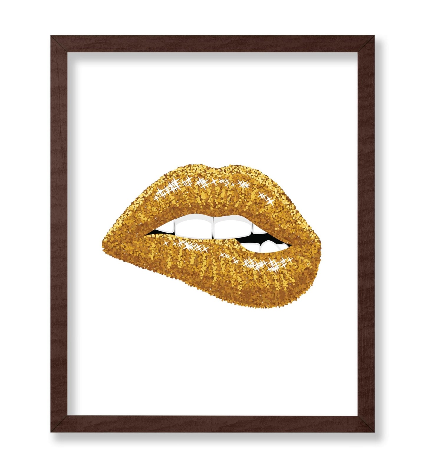 Sparkling Gold Lips